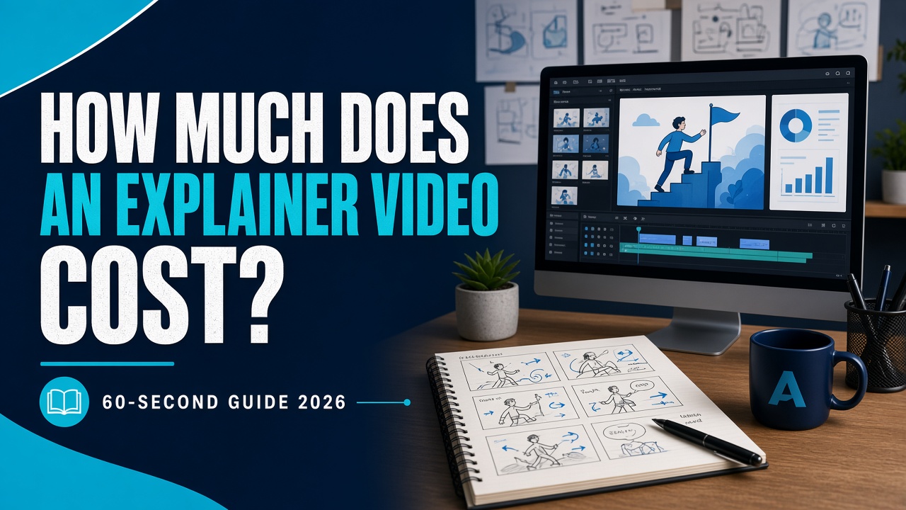 How much does an explainer video cost — 60-second guide 2026